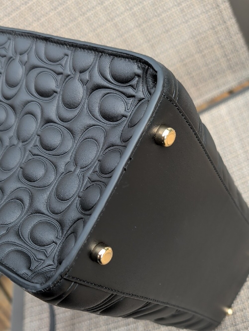 Coach Maggie (Large) Quilted Signature Tote (CY672) EUC - Picture 8 of 13